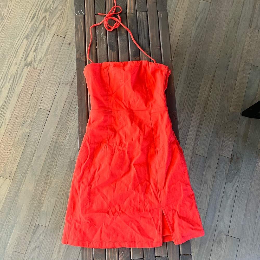 White Fox Red Mini Dress
